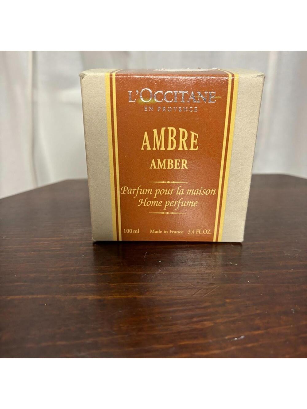L'Occitane en Provence Ambre Amber Home Perfume NIB 3.4 oz Discontinued NIB